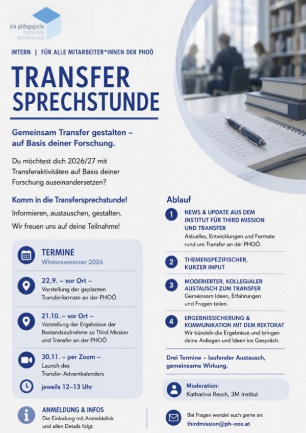 Transfersprechstunde Flyer Third Missin