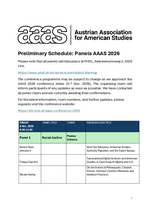 Preliminary Program