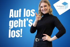 Webbild - "Auf los geht's los!"