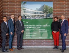 Baustellenbild 1 Europaschule Linz