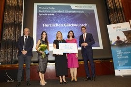 Webbild - Übergabe Europäisches Sprachsensiegel