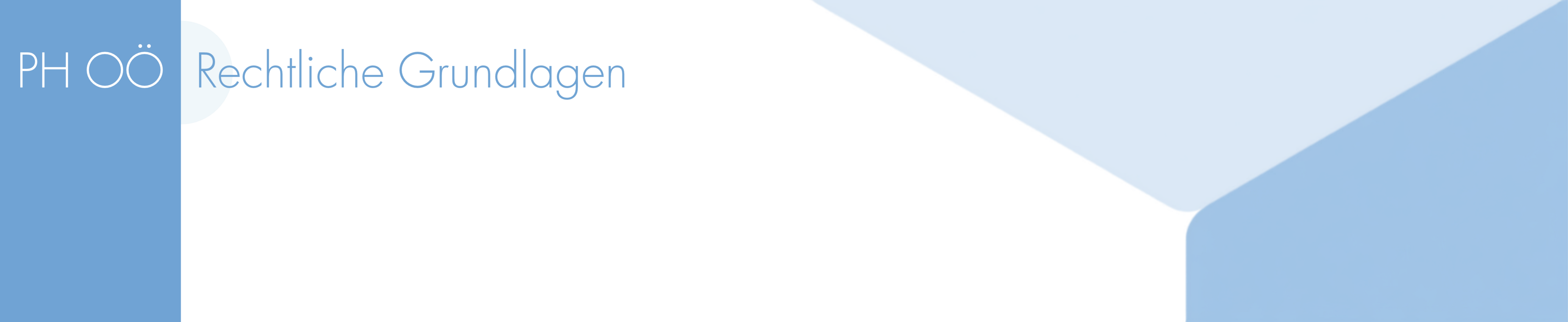 Banner Rechtliche Grundlagen