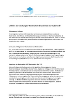 Leitlinien zur Verfassung der Masterthesis