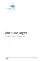 Anerkennungen - Leitfaden für Studierende
