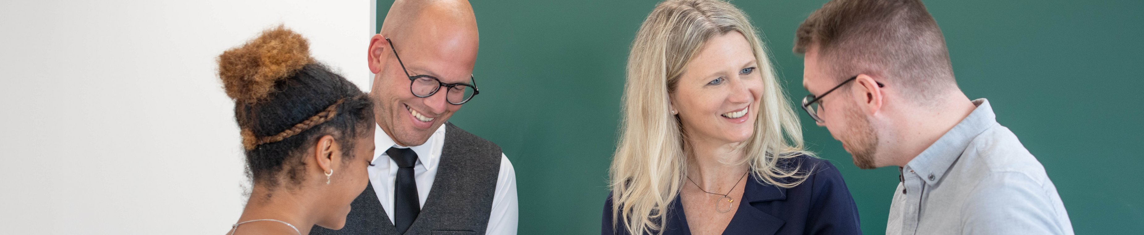 Webbanner Studierende und Lehrende 