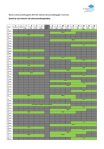 Muster eines Lehrveranstaltungsplans für ein Semester